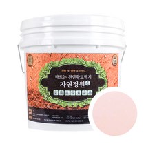 바른황토 바르는 천연황토벽지 자연정원 페인트 18L, 연분홍