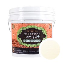 바른황토 바르는 천연황토백지 자연정원 페인트 10L, 아이보리