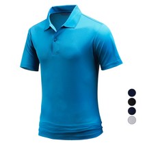 다꾸앙 남성용 여름 푸르다 에어로 쿨 카라 반팔 티셔츠 C05K9 tp2049