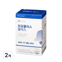 종근당건강 와일드비 프로폴리스 플러스, 60정, 30g, 2개