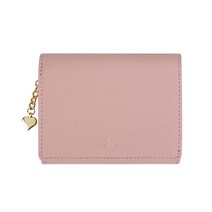 클루 하트 키링 소가죽 반지갑