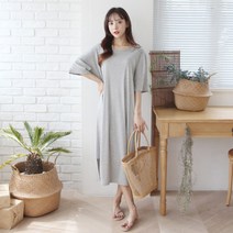 세이스타일 온유 반팔 사이드트임 원피스