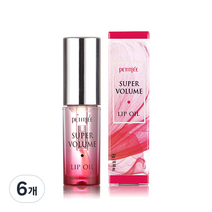 쁘띠페 수퍼 볼륨 립오일, 3g, 6개