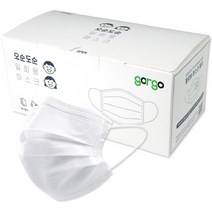 고르고 오순도순 일회용 마스크 성인용, 50개입, 1개, 화이트