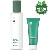 플리프 시카 알로에 약산성 프레쉬 로션 200ml + 클렌징 젤 폼 50ml, 1세트