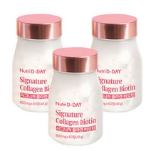 뉴트리디데이 시그니처 콜라겐 비오틴, 60정, 3개