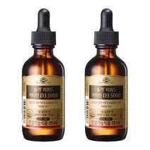 솔가 리퀴드 비타민D3 5000, 59ml, 2개