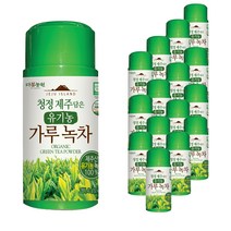 다농원 청정제주담은 유기농 가루녹차, 40g, 16개