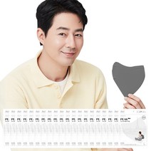 아에르 피크 라이트핏 보건용 마스크 KF80 L, 1개입, 50개, 그레이