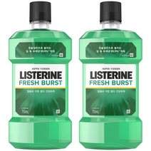 리스테린 후레쉬 버스트 구강청결제, 750ml, 2개