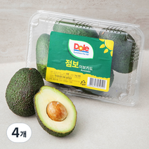 돌 페루산 점보 아보카도, 1kg, 4개