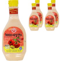 오뚜기 1000아일랜드드레싱, 500g, 5개