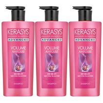 케라시스 어드밴스드 볼륨 앰플 샴푸, 600ml, 3개