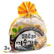 오양식품 검은콩 흑미 미숫가루, 1kg, 3개
