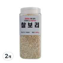 대한농산 통에담은 찰보리, 2개, 800g