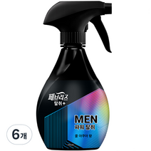 페브리즈 섬유탈취제 맨 쿨아쿠아향 본품, 370ml, 6개, 쿨 아쿠아 향