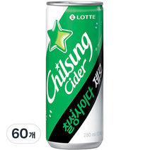 칠성사이다 제로, 250ml, 60개