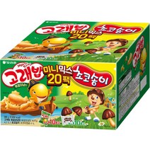 오리온 고래송이 미니믹스 과자세트, 고래밥 볶음 양념맛 10p + 초코송이 10p, 1개