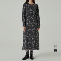 ELLE PARIS 여성용 나염 패턴 원피스
