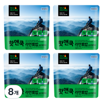 이지밥 핫앤쿡 라면애밥 쇠고기미역국, 110g, 8개
