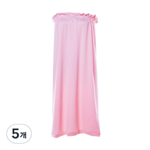 선동상사 면 마사지 가운, 핑크, 5개