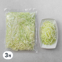 곰곰 샐러드용 양배추 채, 500g, 3개
