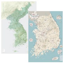 [전국전도] 모티프맵 우리나라 가볼지도 + 대한민국 가볼지도, 1세트