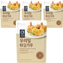 청정원 우리밀 튀김가루, 450g, 4개입