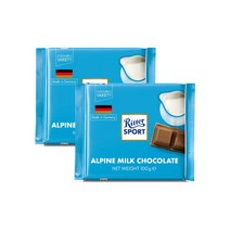 리터 스포트 알파인 밀크초콜릿, 100g, 2개