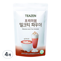 티젠 프리미엄 밀크티 파우더, 500g, 4개