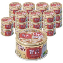 이나바 고양이 챠오 제이타크캔, 24캔, 혼마구로&참치&닭가슴살 (A-141)