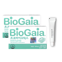 바이오가이아 구강유산균 프로덴티스 로젠지 30정 2p +르모도르 화이트플러스 치약 1p, 1세트