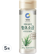 청정원 함초소금, 140g, 5개