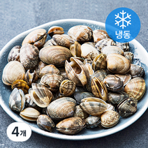 엠수산 국내산 서해 태안반도 참바지락 (냉동), 1000g, 4개