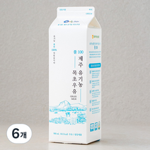 로하스파파 유기가공식품 인증 유기농 FULL100 제주 목초 우유, 900ml, 6개