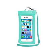 디씨네트워크 IPX8 스마트폰 지문인식 방수팩 튜브형, 민트, 1개