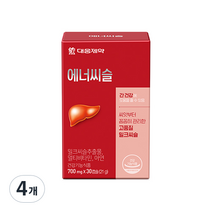 대웅제약 에너씨슬 밀크씨슬 간건강, 30정, 4개