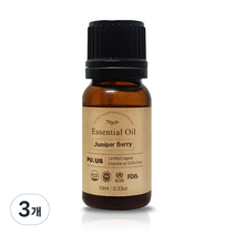 퓨어스 쥬니퍼베리오일, 10ml, 3개