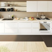 일라오 모던 키친 미끄럼방지 주방발매트, 브라운