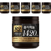 롯데제과 드림카카오 82% 폴리페놀 초콜릿, 86g, 6개