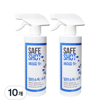 세이프샷 살균소독제, 500ml, 10개