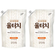 피죤 울터치 프리미엄 리필, 1300ml, 2개