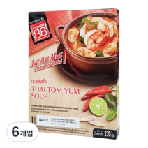 홈쿡 타이 똠양꿍 수프, 270g, 6개입