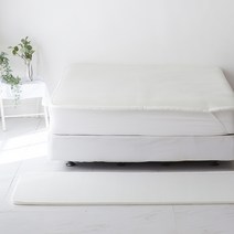 라뽐므 더블소프트 3D 에어매쉬 여름 쿨매트 2p, 화이트
