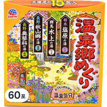 바스로망 온천기행 입욕제 온천, 30g, 60개