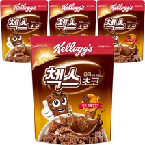 켈로그 오곡으로 만든 첵스 초코 시리얼, 570g, 4개