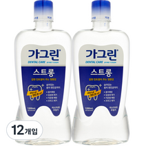 가그린 스트롱 구강청결제, 1200ml, 12개입