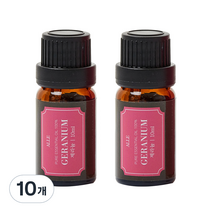 알레 비건 아로마 에센셜 오일 제라늄, 10ml, 10개