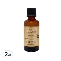 퓨어스 유기농 라벤더오일, 50ml, 2개