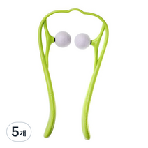스토리빙 골프공 목 어깨 마사지기, 5개, 그린